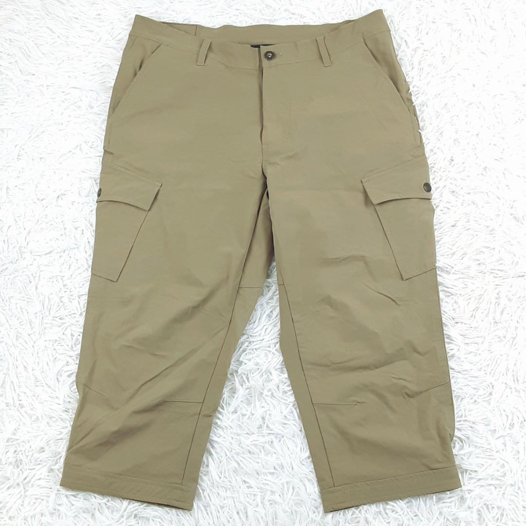 美品◎カペルミュール 上下セット ベージュ 白茶 半袖 カジュアルパンツ