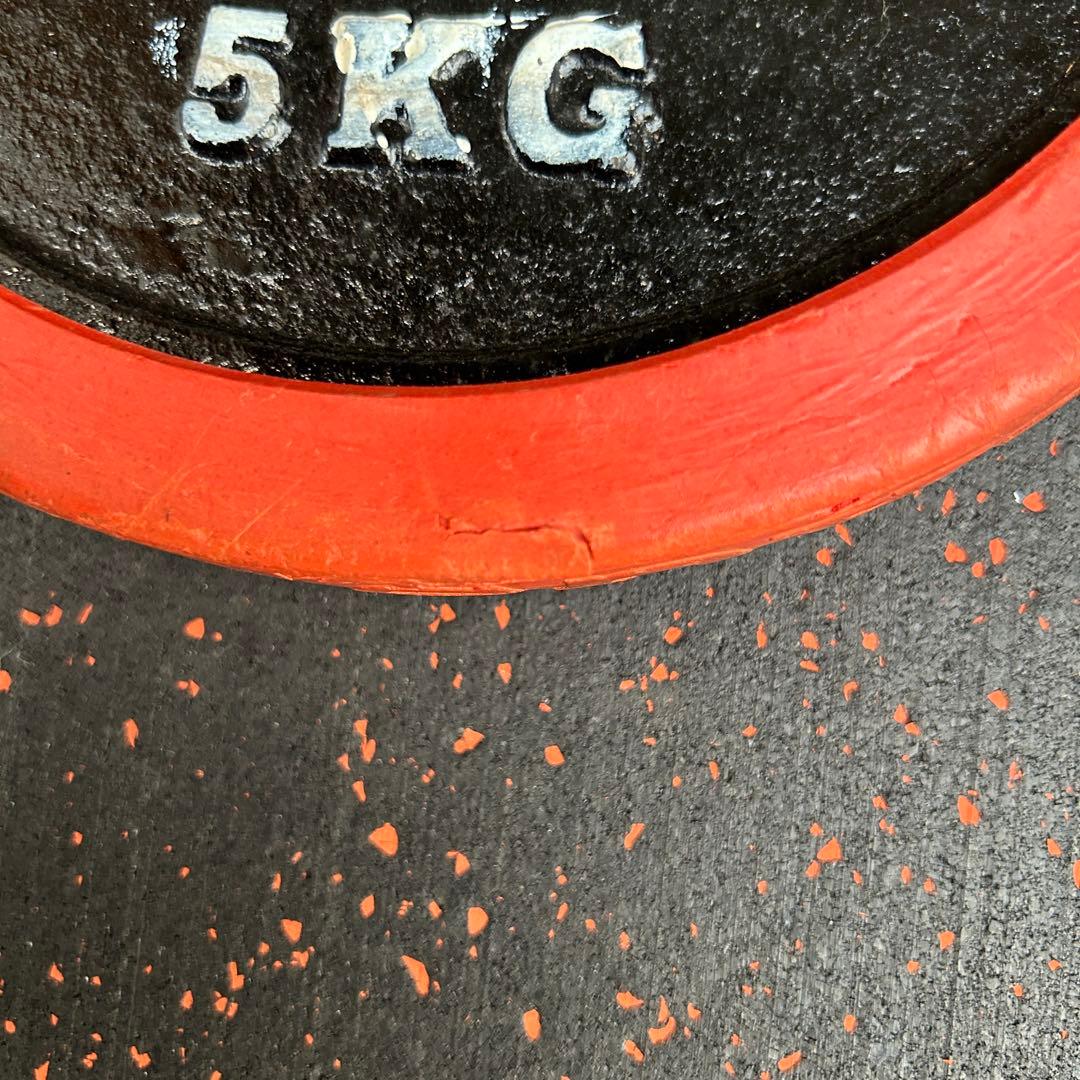 ファイティングロード 28mmラバープレート 5kg×4枚