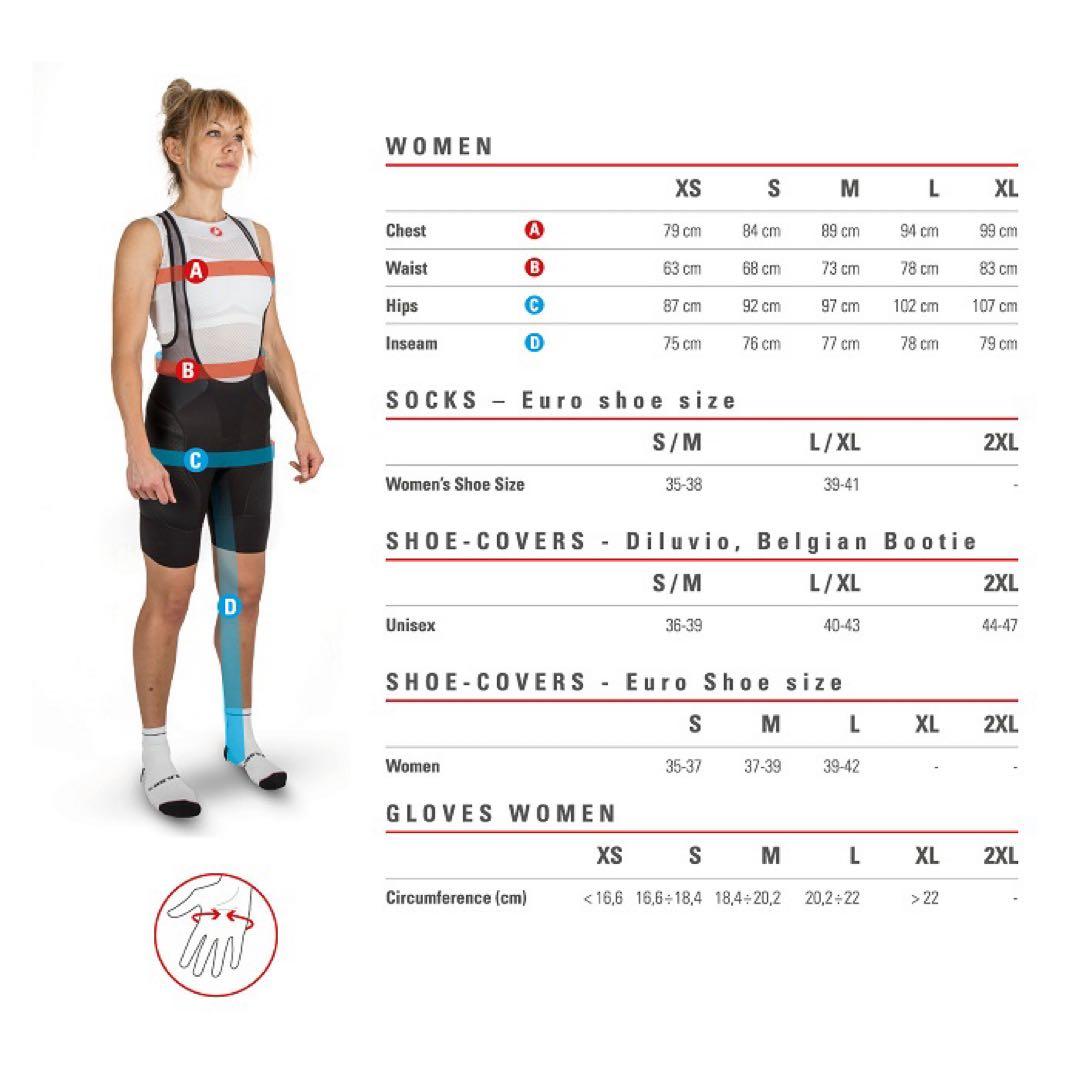 カステリ Castelli 秋冬 レディース 女性用 サイクルジャケット 長袖