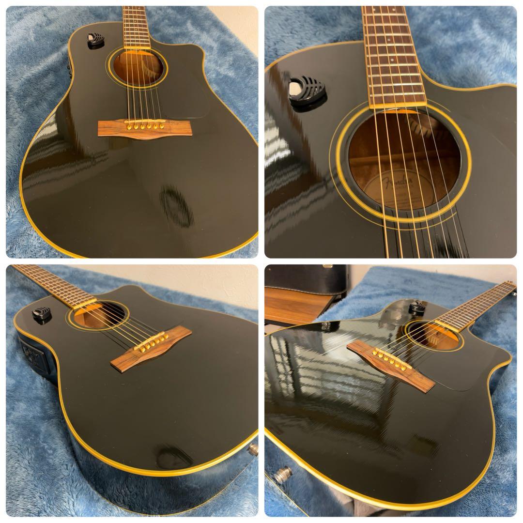 Fender CD-140SCE BLK エレアコ 黒 ケース付 プリアンプ不調