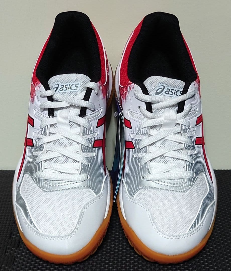 ASICS GEL-ROCKET 9 ホワイト/クラシックレッド 23.0 cm