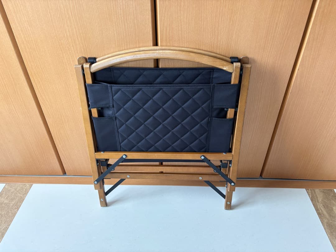 クイックキャンプ ウッドローチェア ブラック QC-WLC アウトドア折りたたみ