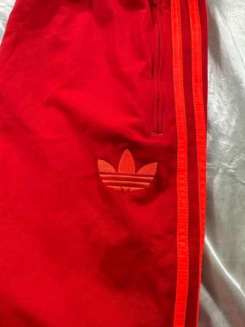 新品　adidas firebird ファイヤーバード トラックパンツ 刺繍