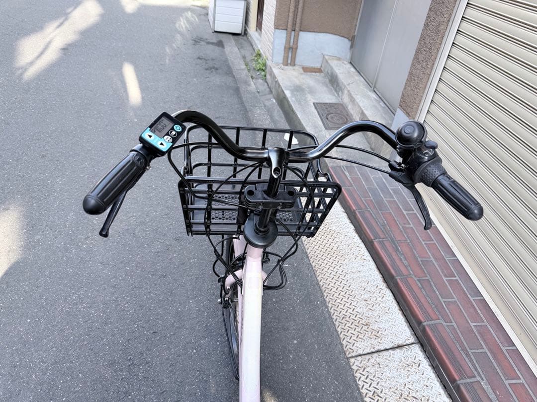 大阪府　子供乗せ　ヤマハ　電動アシスト自転車 チャイルドシート付き ピンク