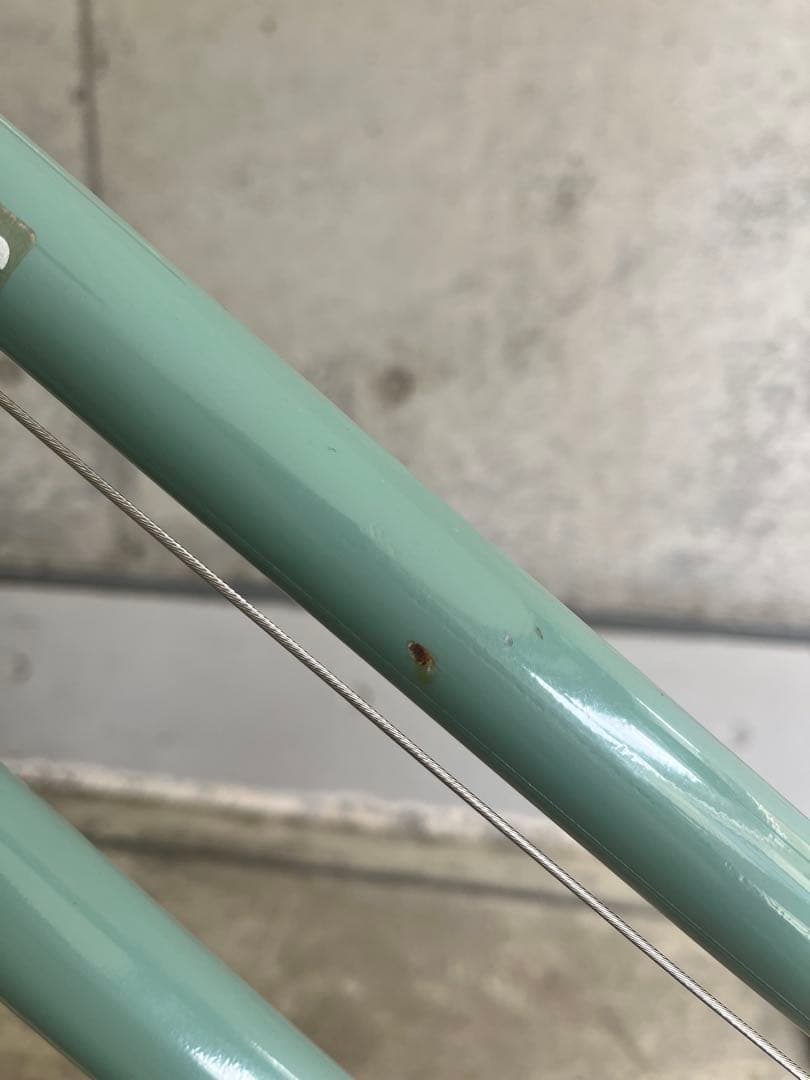 tokyobike 26 ブルーグリーン シングル カゴ付