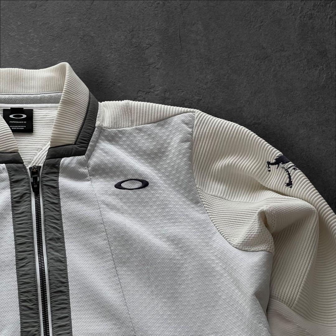 メンズウェア oakley golf jacket white men M