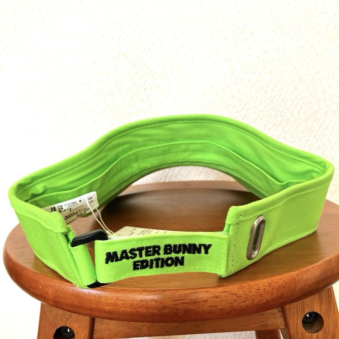【未着用】 MASTER BUNNY EDITION サンバイザー タグ付き
