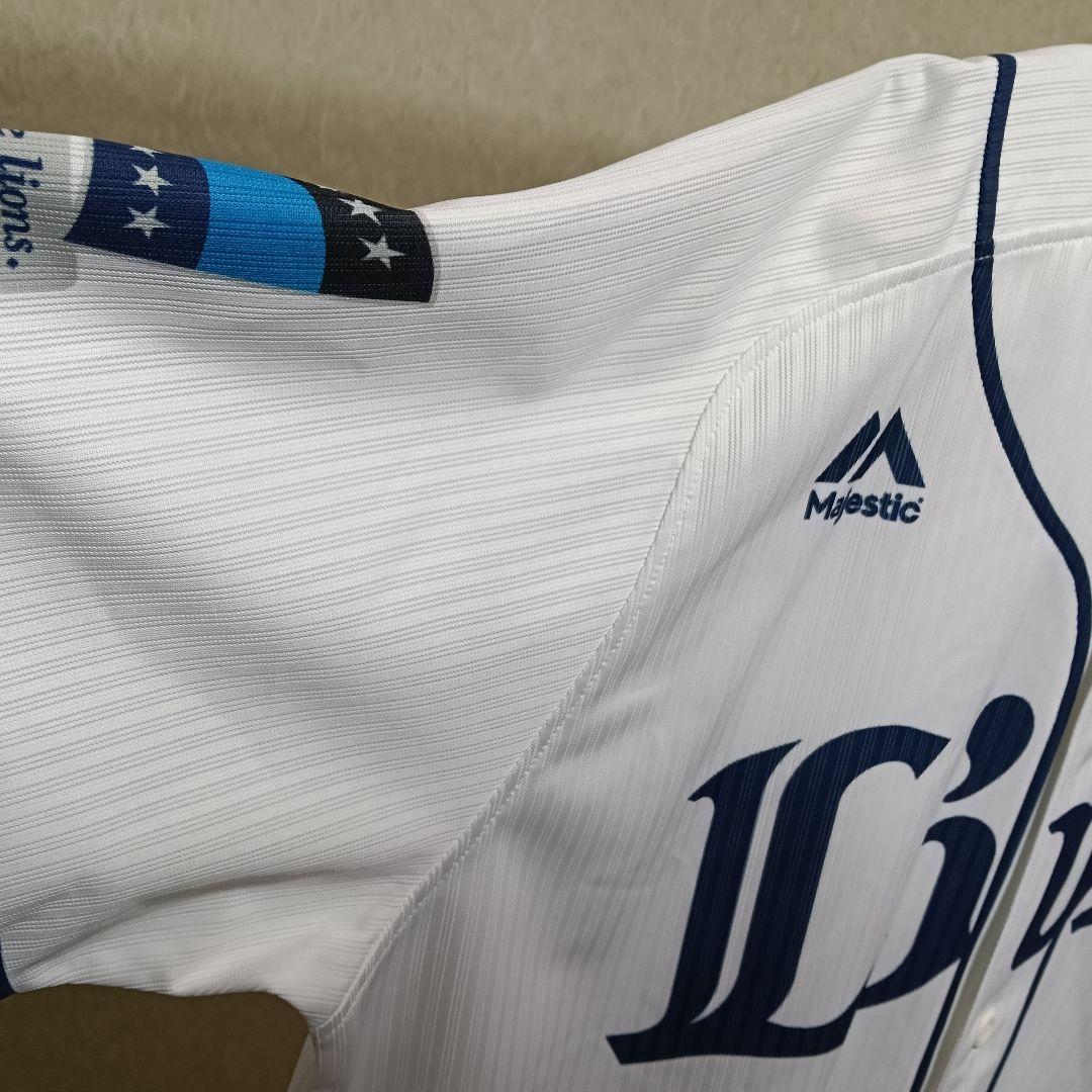 新品タグ付き・超希少 西武ライオンズ 40周年無地ハイクオリティユニフォーム／L