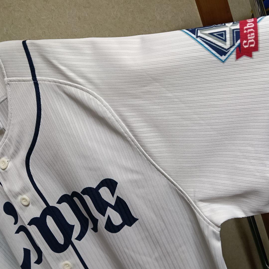 新品タグ付き・超希少 西武ライオンズ 40周年無地ハイクオリティユニフォーム／L