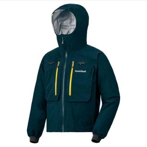 モンベル mont-bell ウェイディングレインジャケット グリーン XL