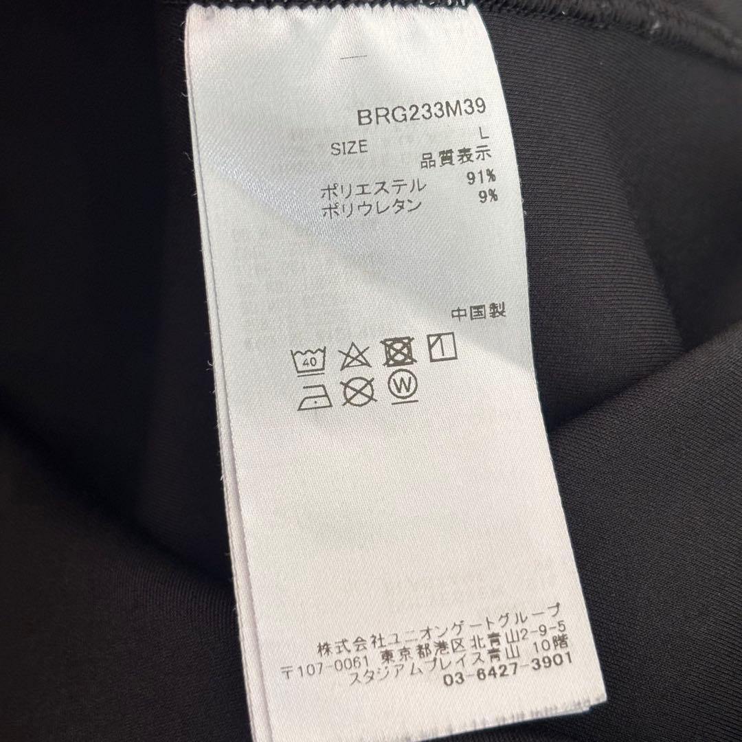 BRIEFING GOLFスエード調パーカー ブラックLサイズ
