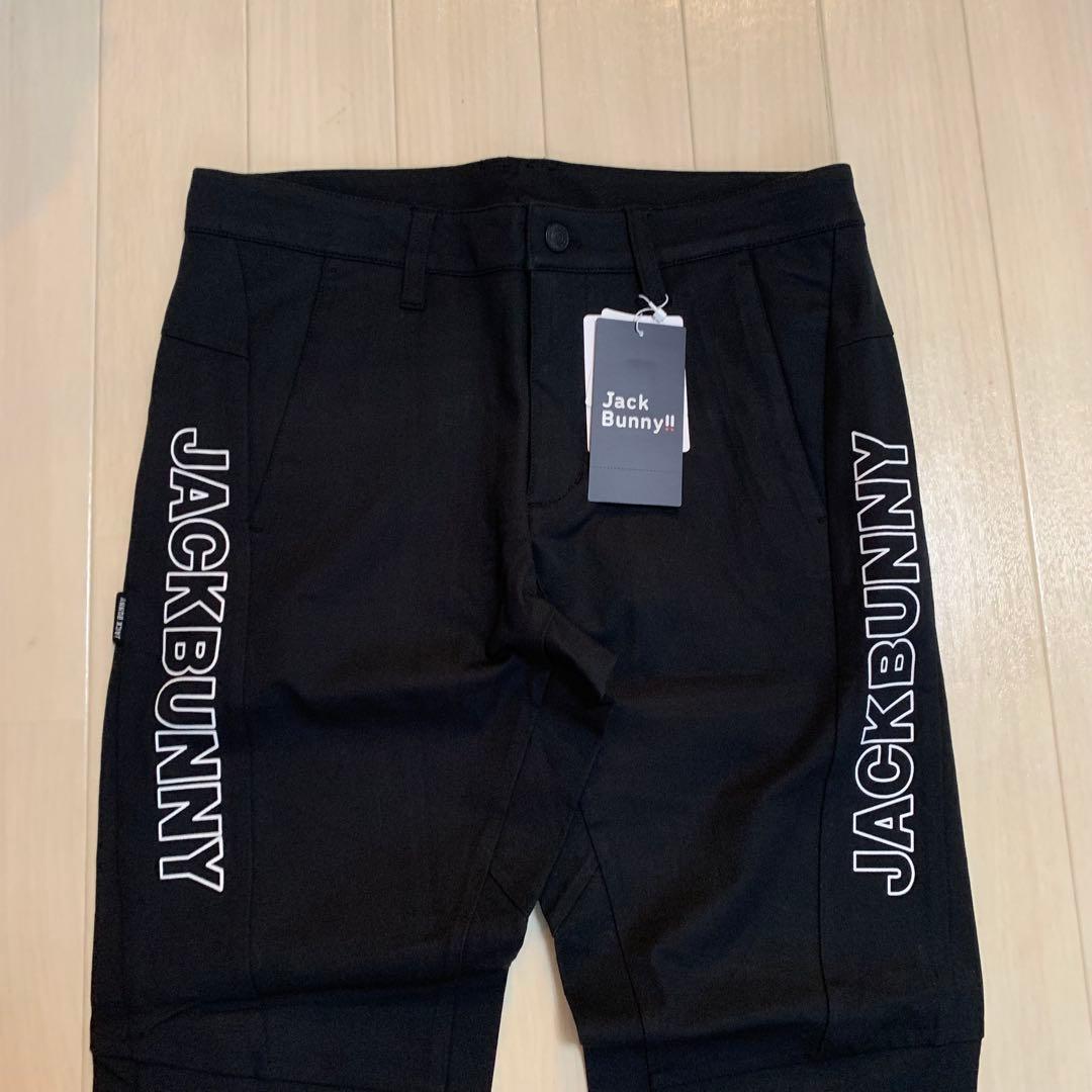 新品■10,450円【ジャックバニー 】メンズ　ロングパンツ　4/M ゴルフ　黒