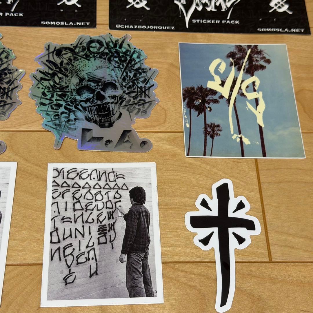 chaz bojorquez ステッカーパック sticker チャズ 7枚