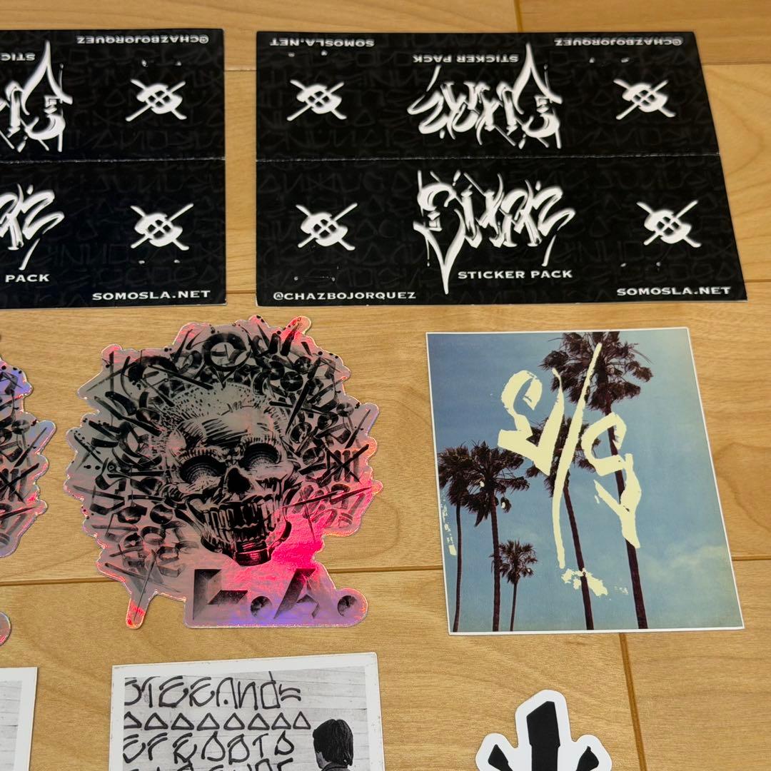 chaz bojorquez ステッカーパック sticker チャズ 7枚