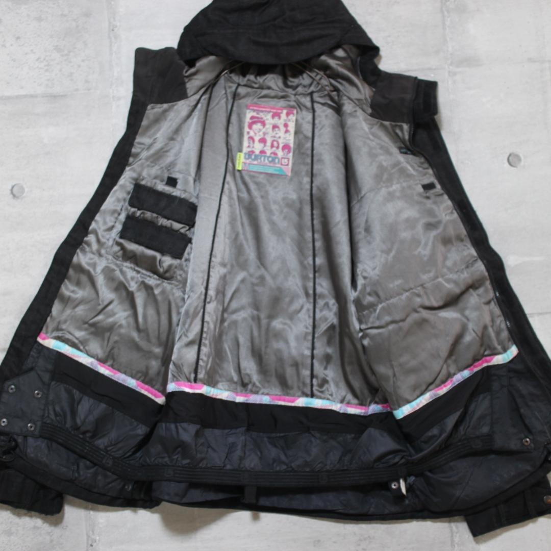 【極美品 極暖中綿入り】厚地ツイル地 高撥水【M】BURTON スノージャケット