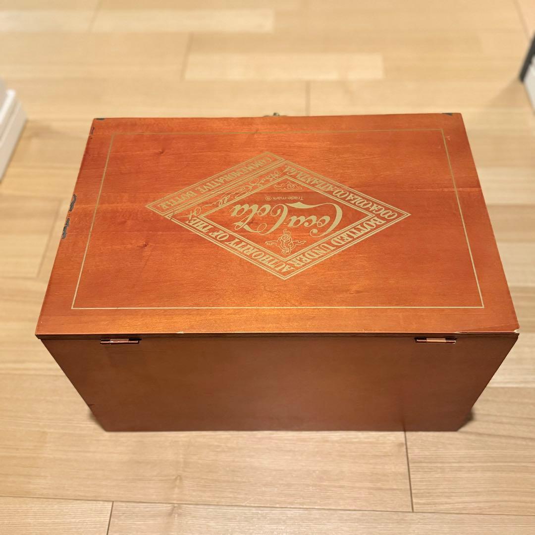 コカコーラ　25周年　木箱【ビンテージ】【昭和レトロ】