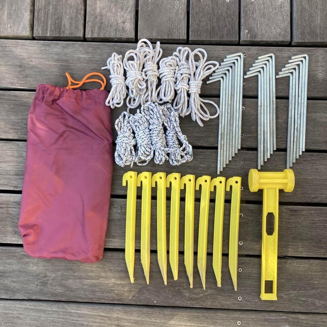 コールマン Coleman タフスクリーン 2ルームハウス バーガンディ 希少