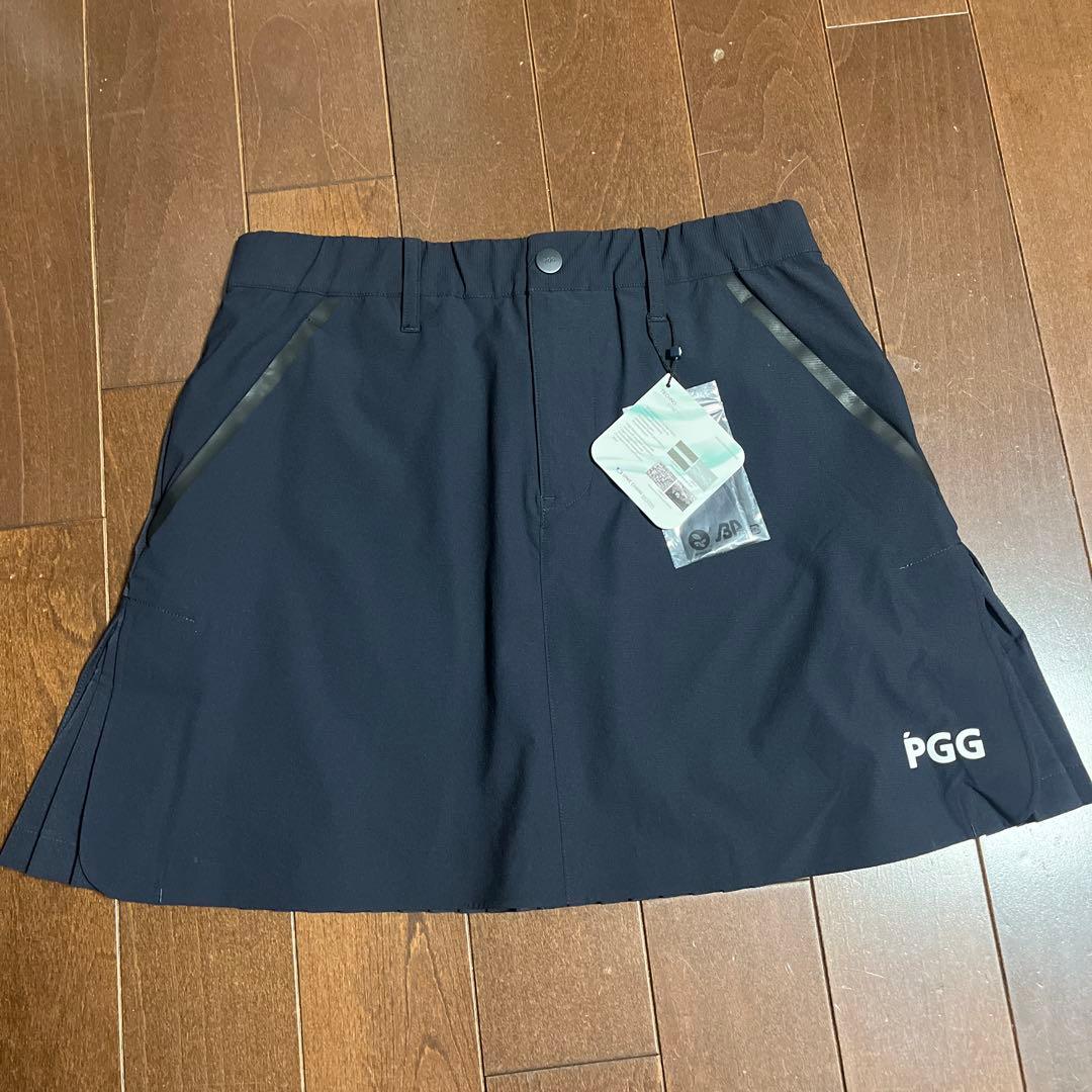 パーリーゲイツPGG N yトビーストレッチブラックプリーツ仕様スカートサイズ1