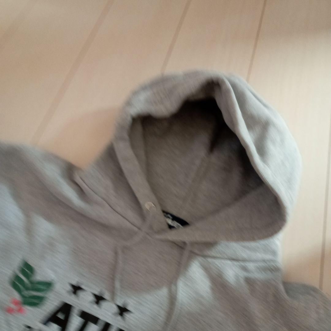 美品《ATHLETA 》製★定番厚手裏起毛スウェットパーカー★グレー★Lサイズ★