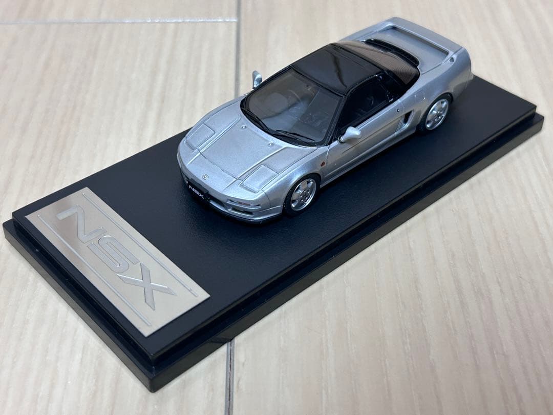 絶版 レア HPI MIRAGE ホンダ NSX 1:43 セブリングシルバー