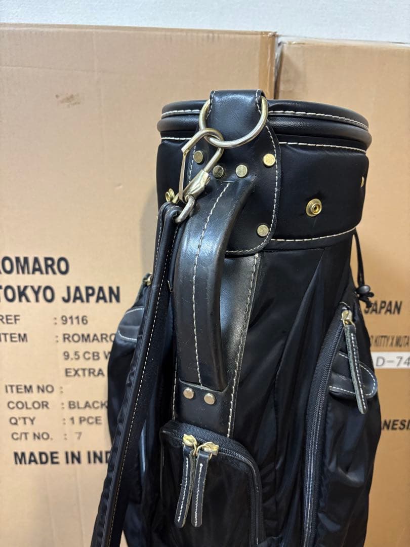 考英舎 キャディバッグ 9型 超軽量 2.2kg 日本製ハンドメイド 美品