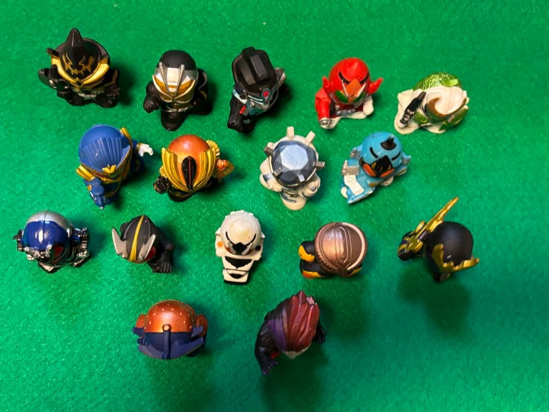 計57体!!仮面ライダー ミニチュア指はめフィギュアセット