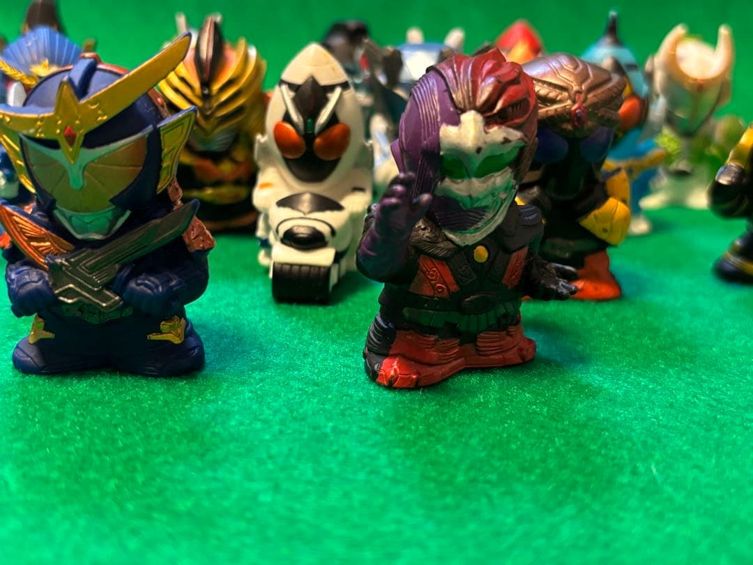 計57体!!仮面ライダー ミニチュア指はめフィギュアセット