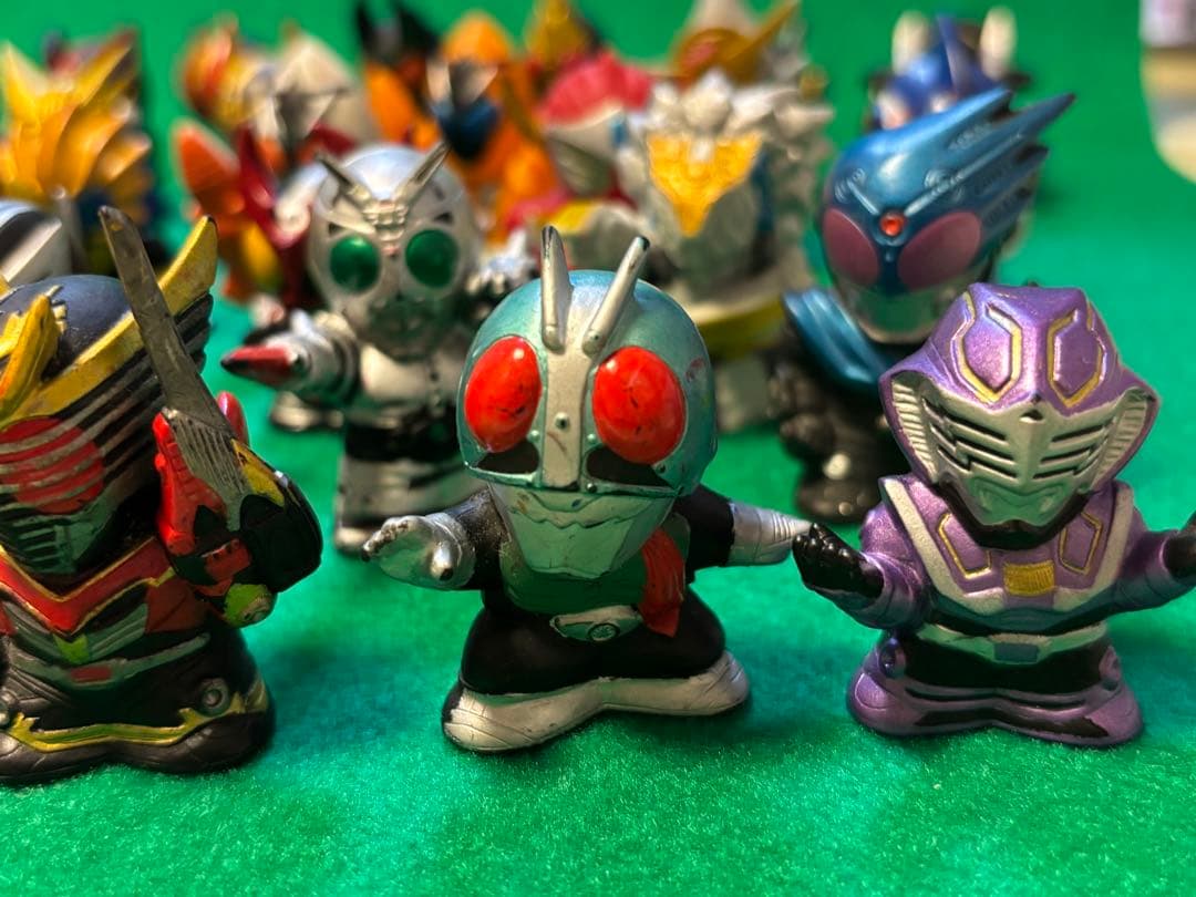 計57体!!仮面ライダー ミニチュア指はめフィギュアセット