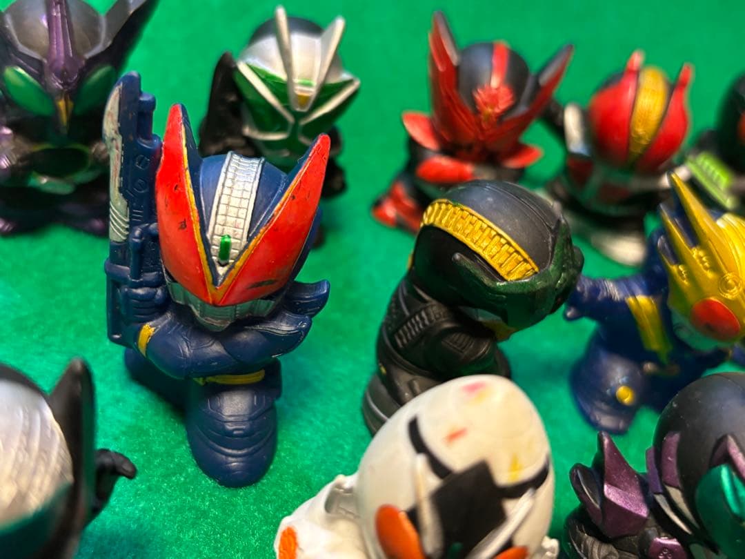 計57体!!仮面ライダー ミニチュア指はめフィギュアセット