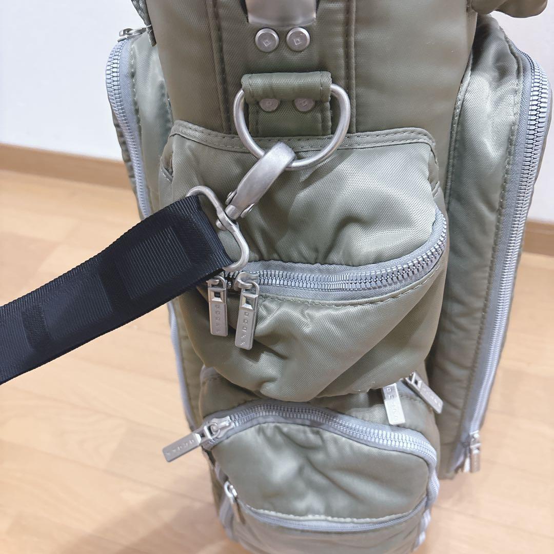 K394 onoff キャディバッグ カーキー色