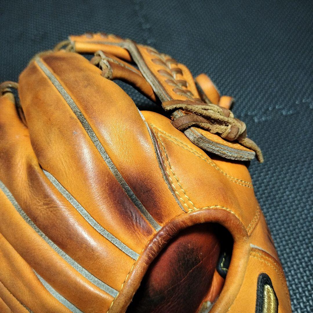 【良品】ミズノプロ軟式内野用サイズ9　セカンド・ショート