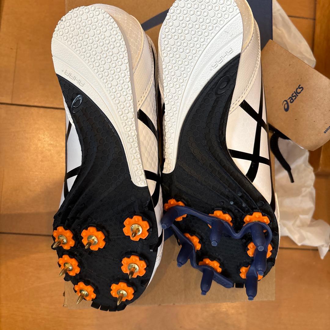 【新品】ASICS EFFORT 13 ホワイト/ブラック 23.0 cm