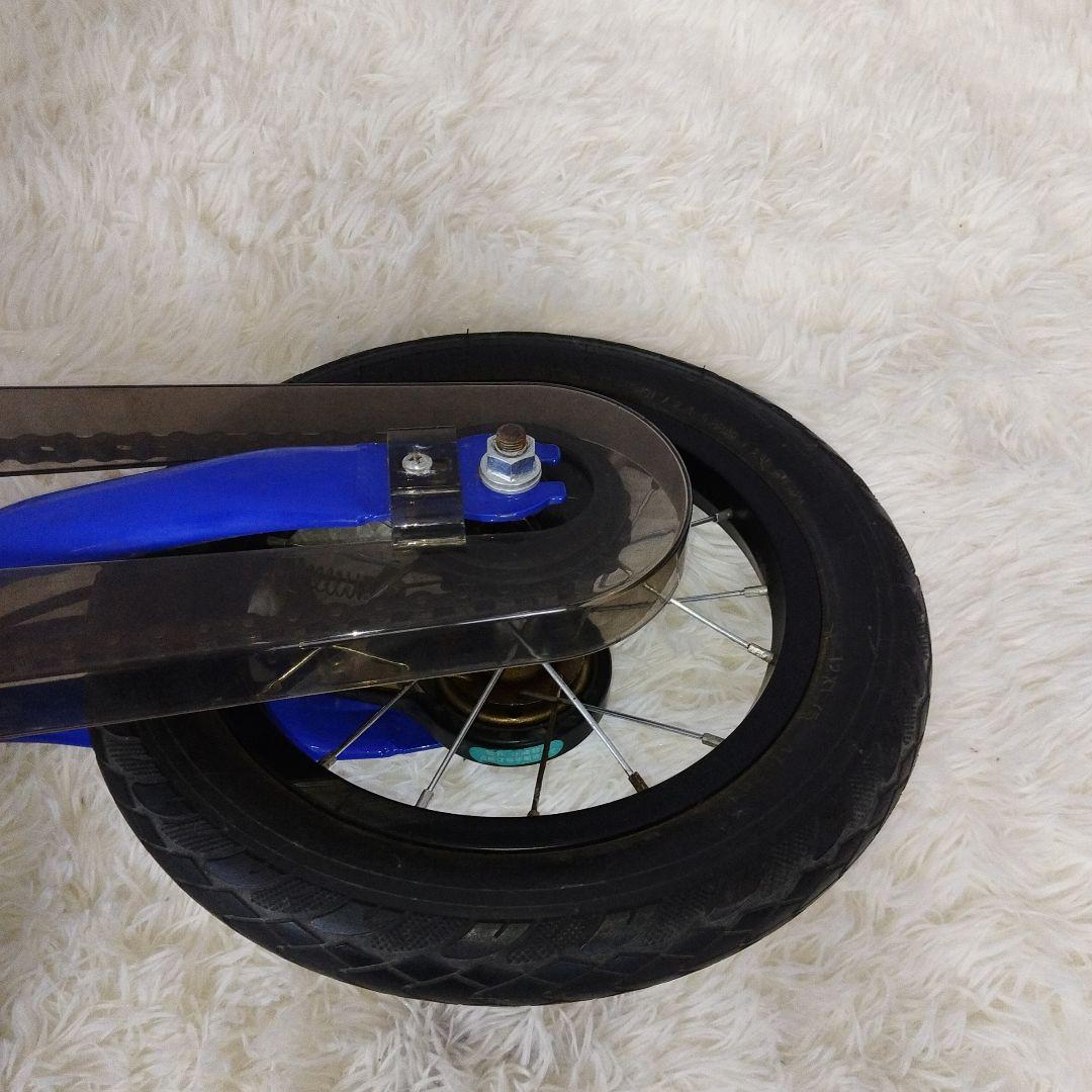 【美品】Henshin Bike へんしんバイク 12インチ 青 スタンド付