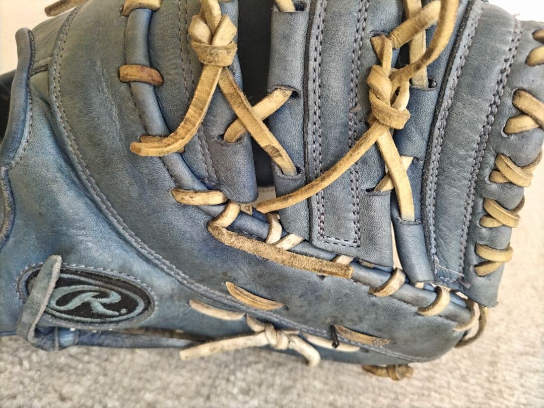 ☆Rawlings☆ ローリングス軟式 ファーストミット(一般用) 青 グローブ
