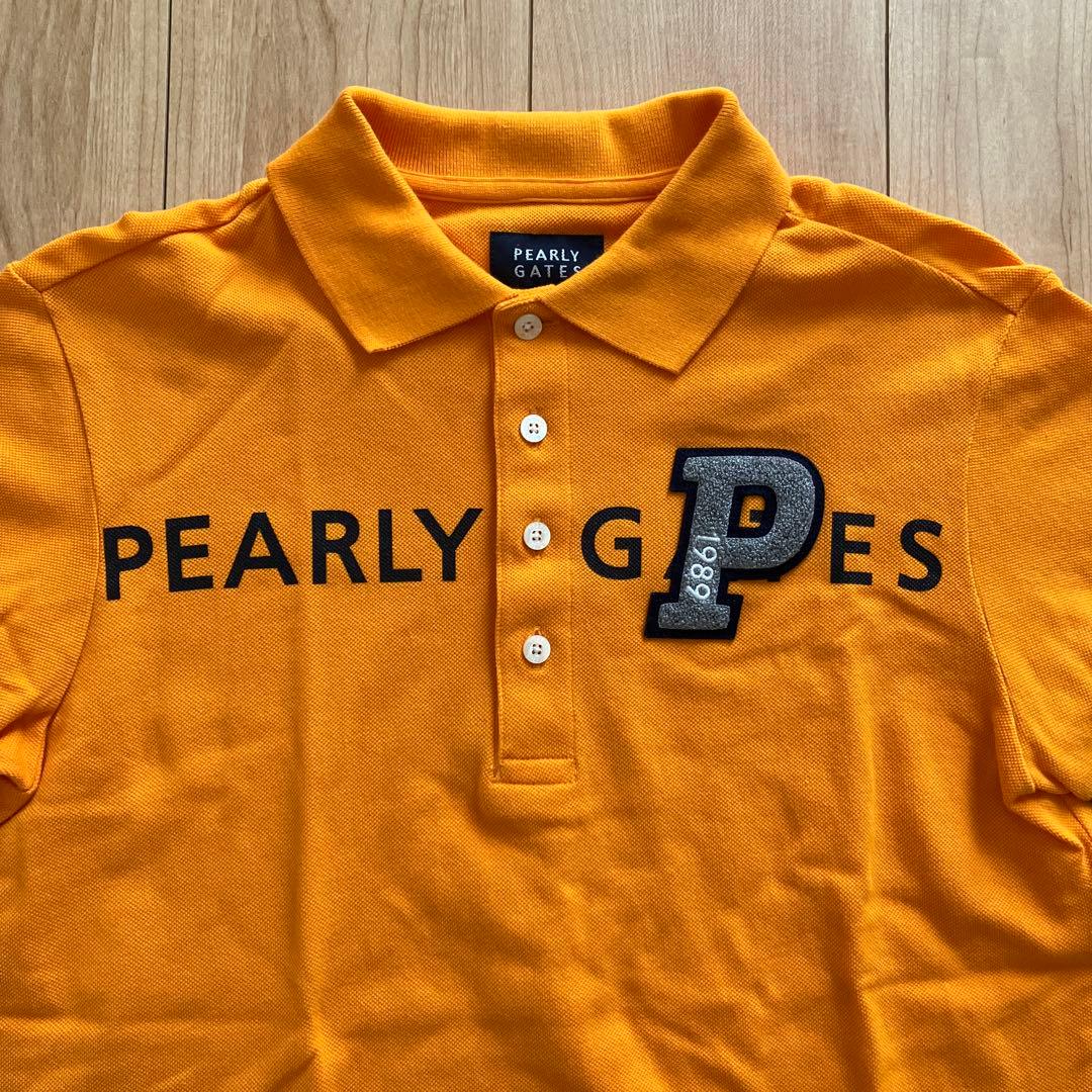 新品　PEARLY GATESポロシャツ　サイズ3 オレンジ
