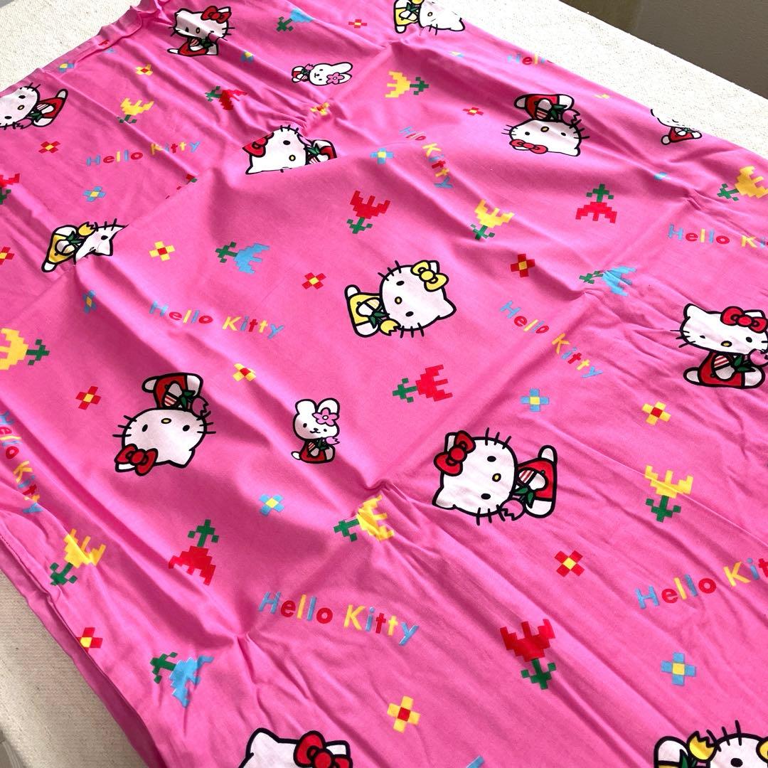 【サンリオ】ハローキティ ジュニア　掛け布団カバー　2002年　希少品