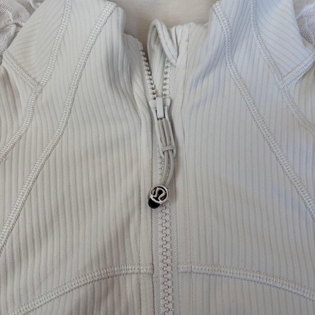 lululemonルルレモン リブdefine フルジップジャケットクロップ
