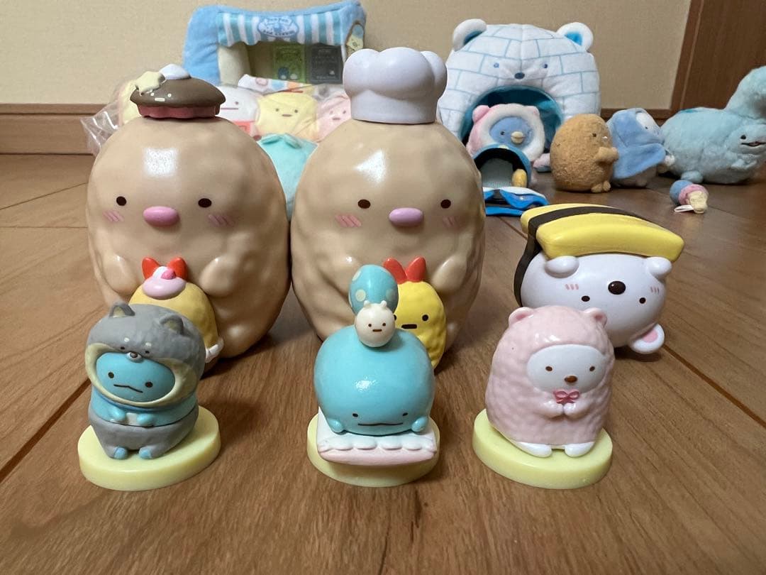 すみっコぐらし　てのりぬいぐるみ　ハウス　ワゴンセット