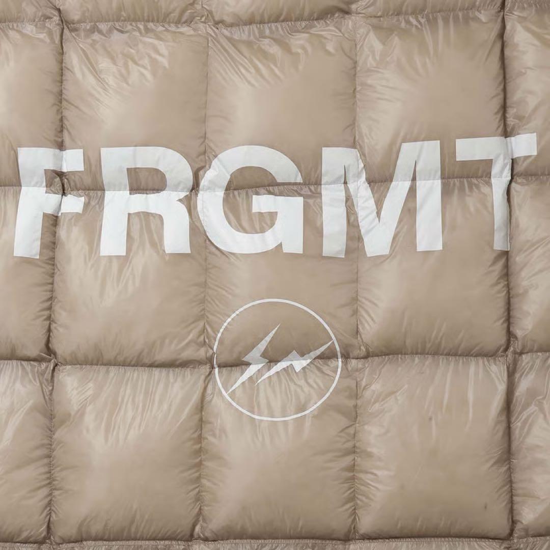 新品 NANGA FRAGMENT DOWN DUVET ダウンデュべ ベージュ