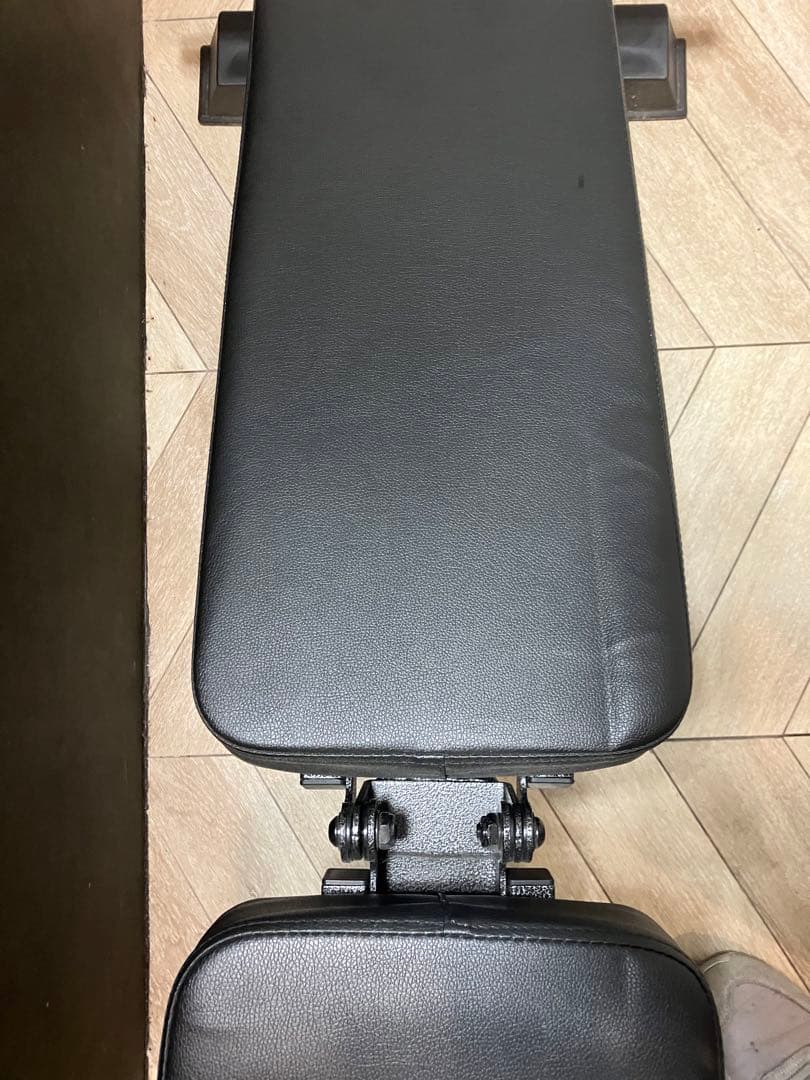 p*u様 可変式ダンベル 24.5kg 2個セット＋ベンチ台　3点セット　直接引