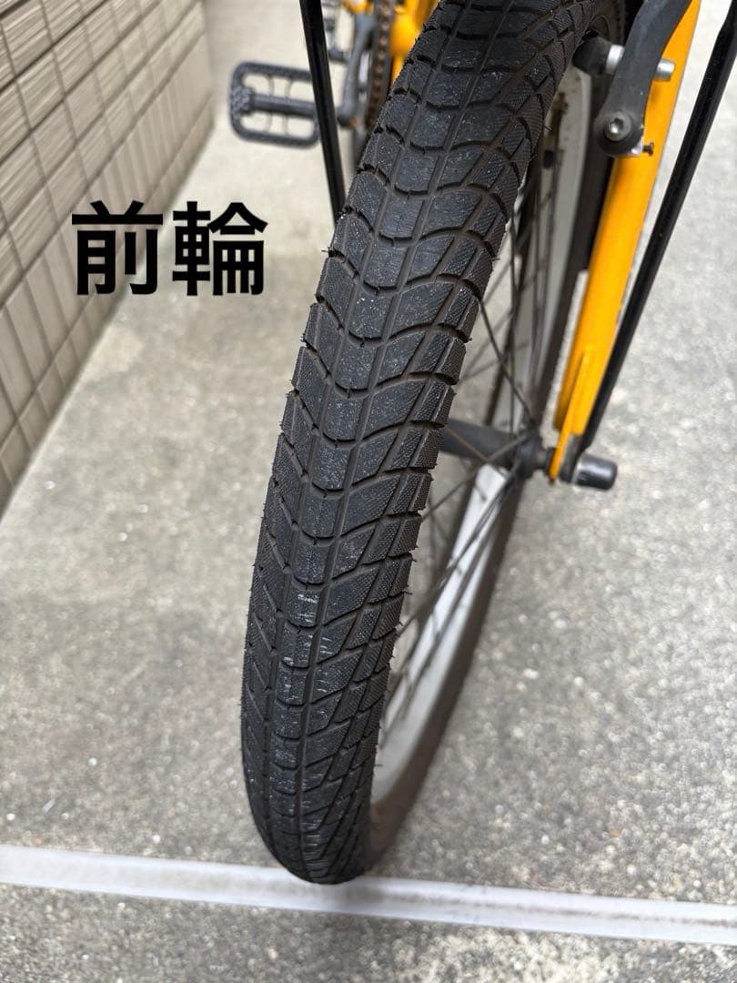 HUMMER 折りたたみ自転車 黄色