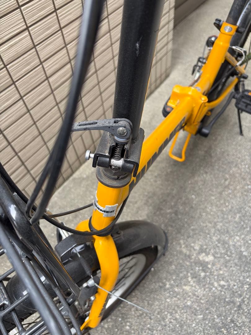 HUMMER 折りたたみ自転車 黄色