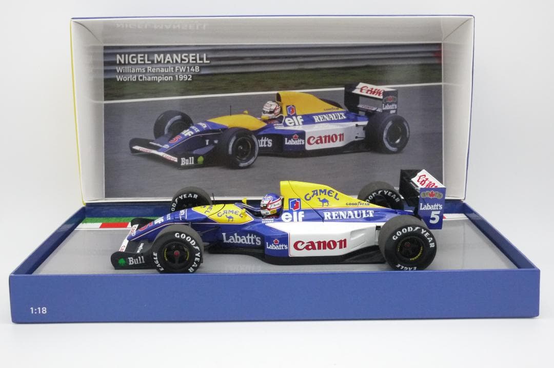コペンオジイ1/18 ウィリアムズ FW14B N.マンセル チャンピオン