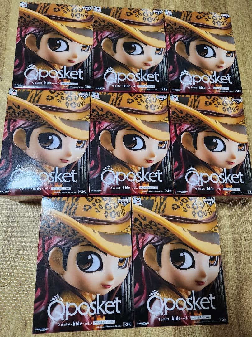 hide Qposket フィギュア　３2個まとめ　ノーマルカラー　メタリック