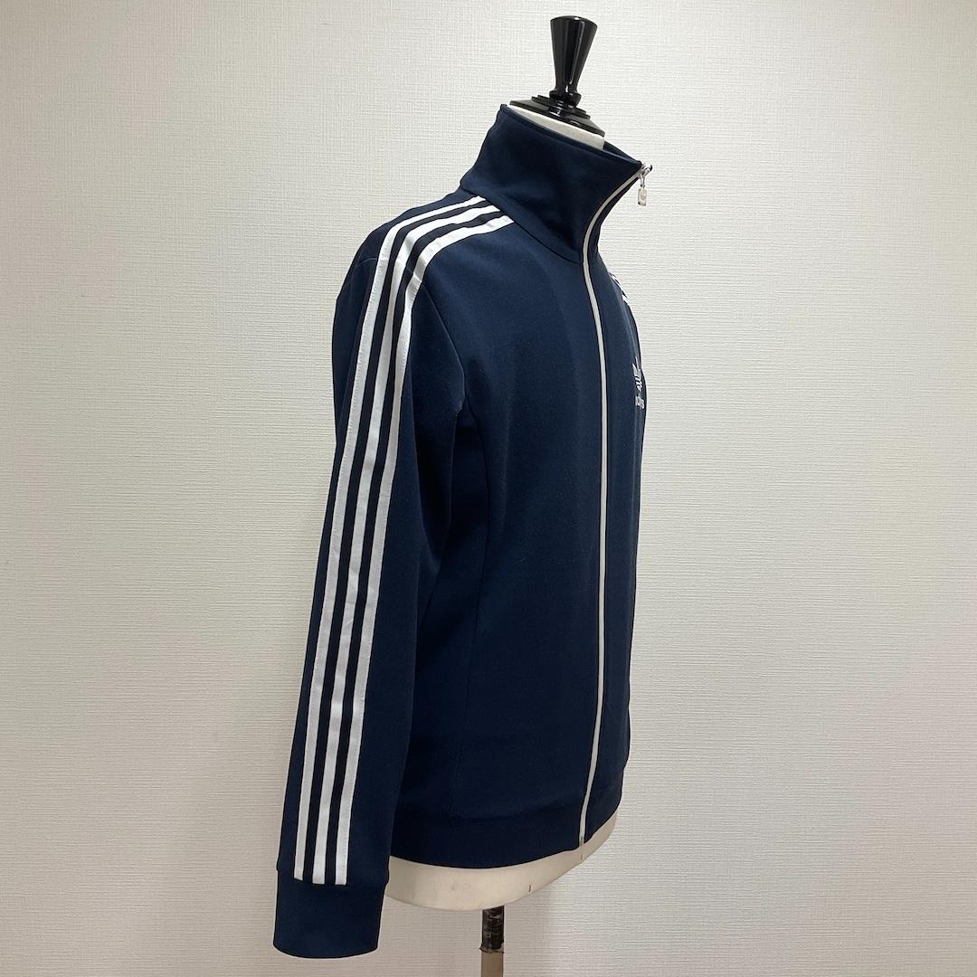 adidas トラックジャケット ジャージ紺色