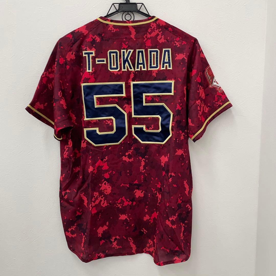 Buffaloes ユニフォーム T-OKADA 55 赤 夏の陣 2017 L