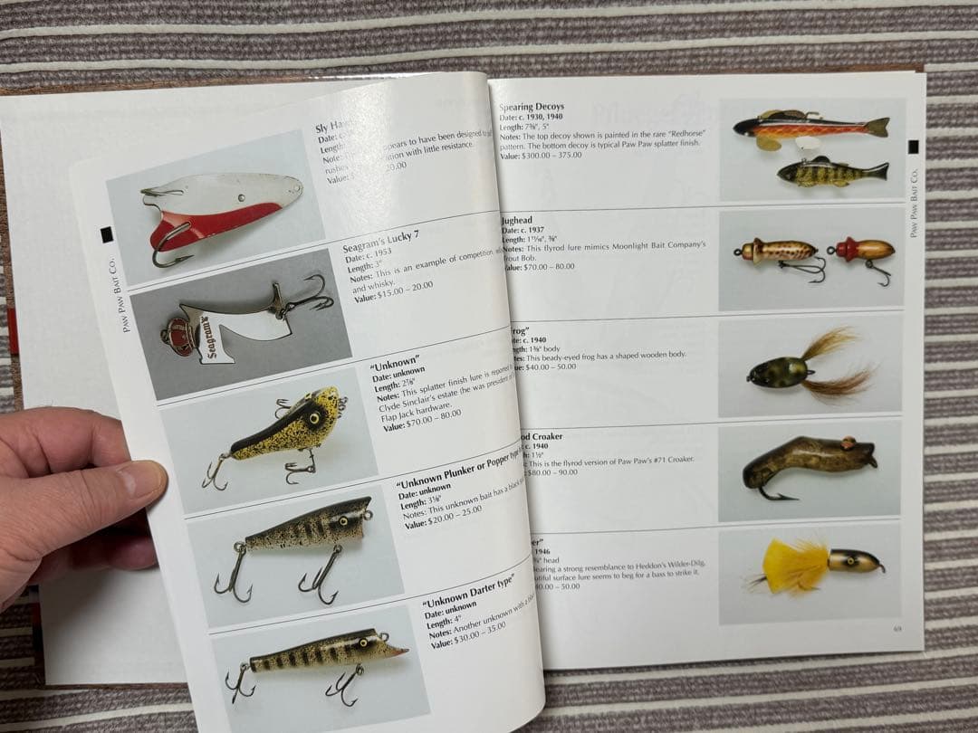 フィッシング ルアー コレクタブル洋書Ａ