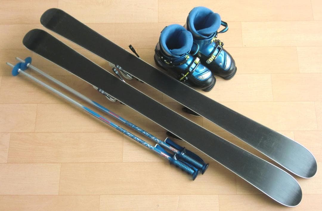 ■■送料無料■K2＋Hart■子供用スキーセット■板112靴21■WAX済■■