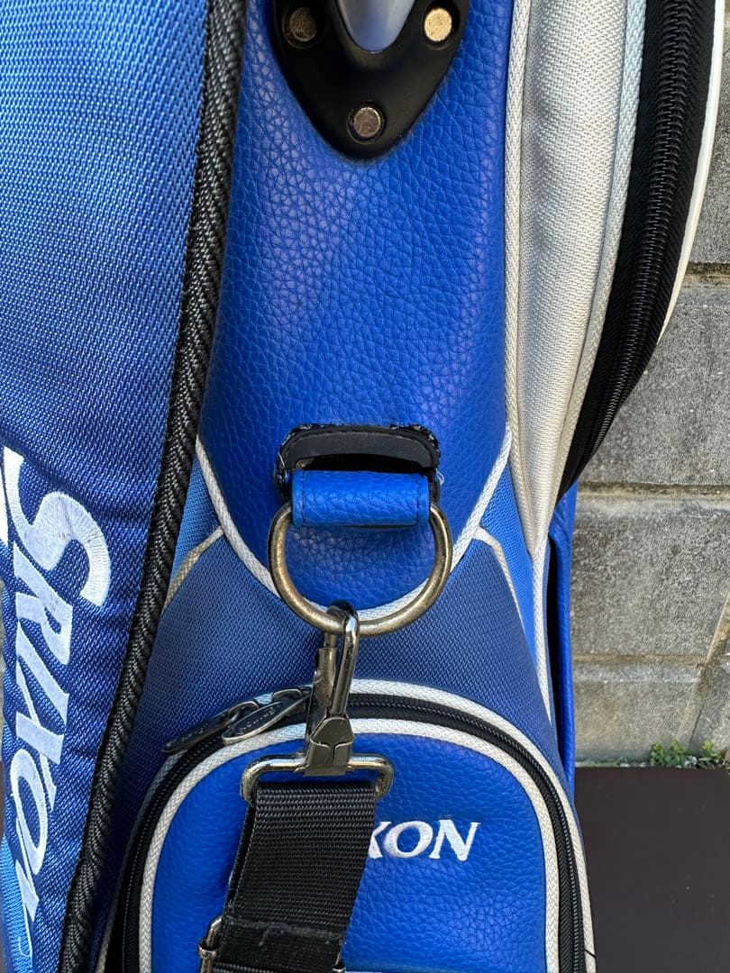 SRIXON（スリクソン）キャディバッグ ブルー 9型相当 フードカバー付き
