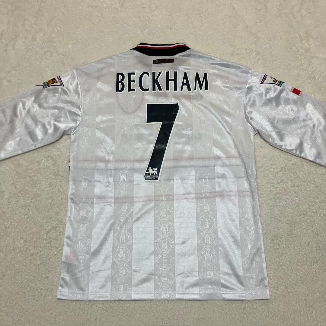 希少！90s マンチェスターユナイテッド シャツ ユニフォーム　No.7ベッカム